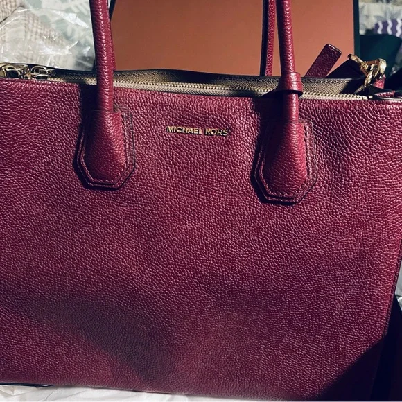 MICHAEL Michael Kors Bags Mk Cranberry Purse With Matching Wallet Poshmark
